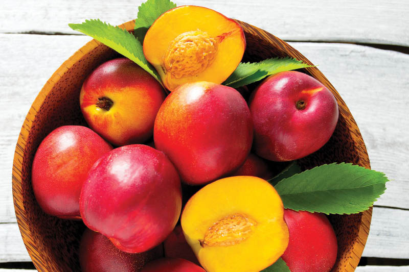 Fresh Organic Yellow Nectarines
