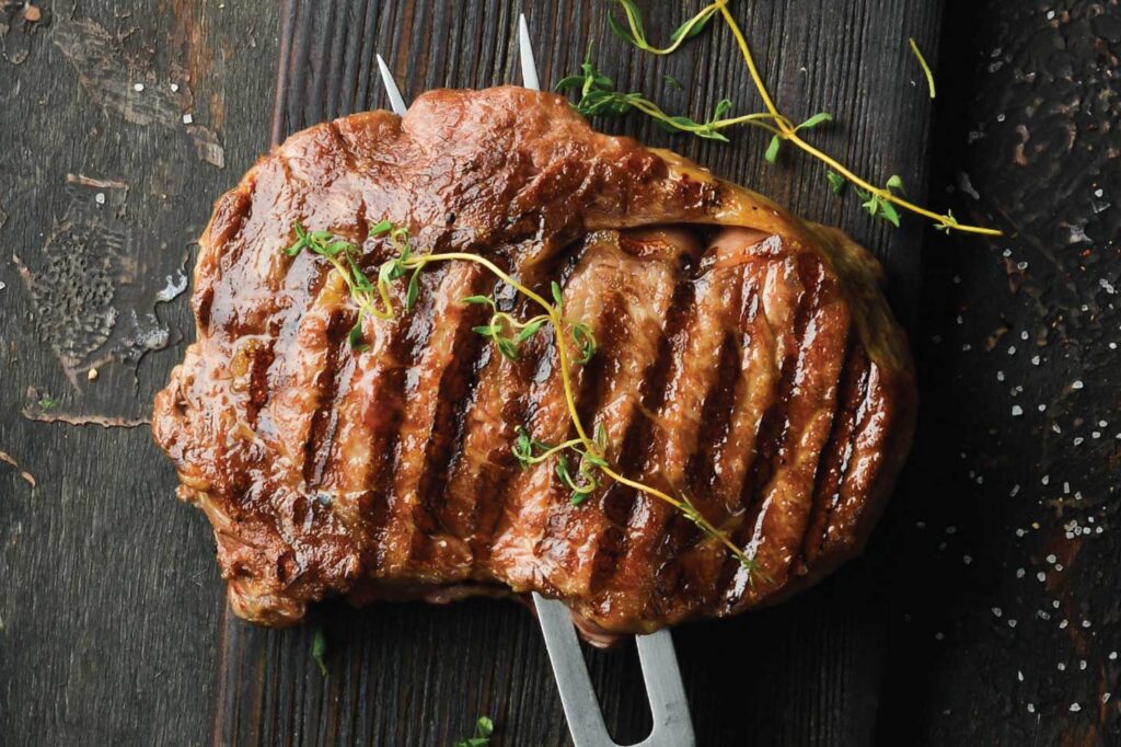 Certified Angus Boneless Beef USDA Choice Ribeye Steak