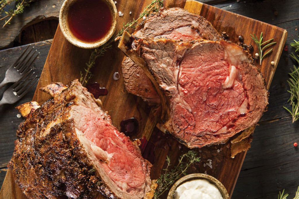 Fircrest's Fresh Certified 100% Angus USDA Choice Standing Rib Roast