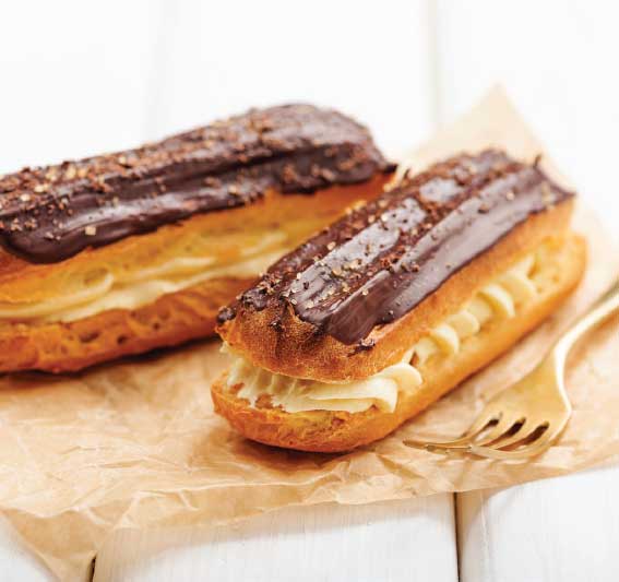 Costeaux French Bakery Rum Custard Eclairs