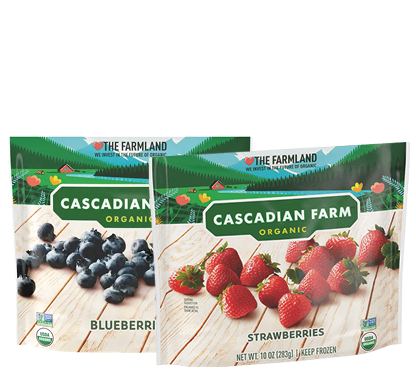 Cascadian Farm Organic Blueberries or Strawberries