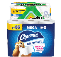 Charmin Bath Tissue or Bounty Paper Towels