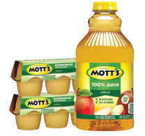 Mott's Applesauce or 100% Apple Juice