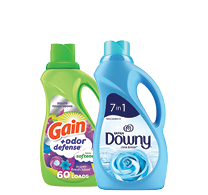 Gain or Downy Fabric Softeners