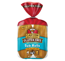Canyon Bakehouse Gluten Free Sub Sandwich Rolls