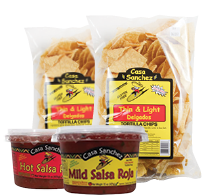 Casa Sanchez Salsa or Organic Chips