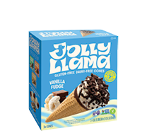 Jolly Llama Dairy Free Cones