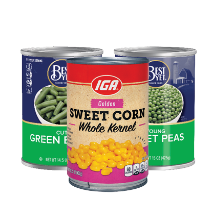 IGA or Best Yet Vegetables