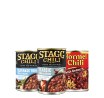 Hormel or Stagg Chili