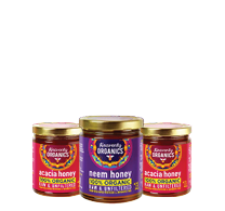 Heavenly Organics Neem or Acacia Honey