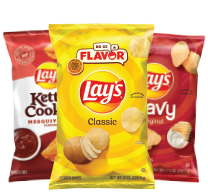 Lays Classic or Kettle Cooked Potato Chips