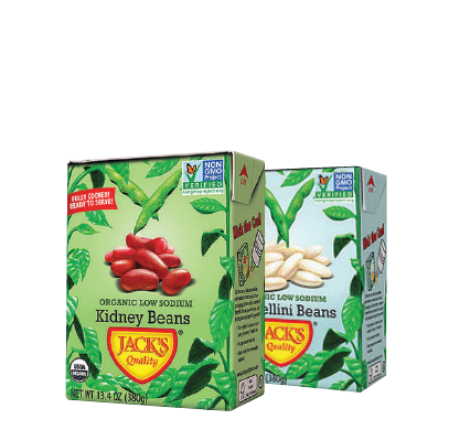 Jacks Quality Organic Low Sodium Beans