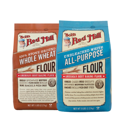 Bob's Red Mill Unbleached or Whole Wheat Flour