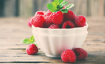 Fresh Red Raspberries
